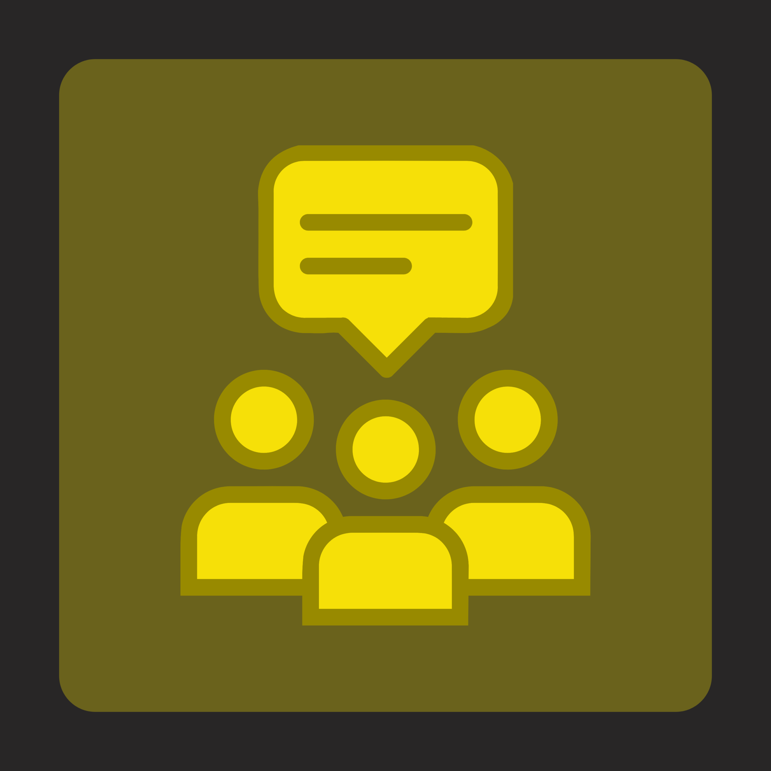 Icono de asesoria amarillo